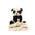 NatrureZOO Nusseklud, Panda - 35 x 35 cm