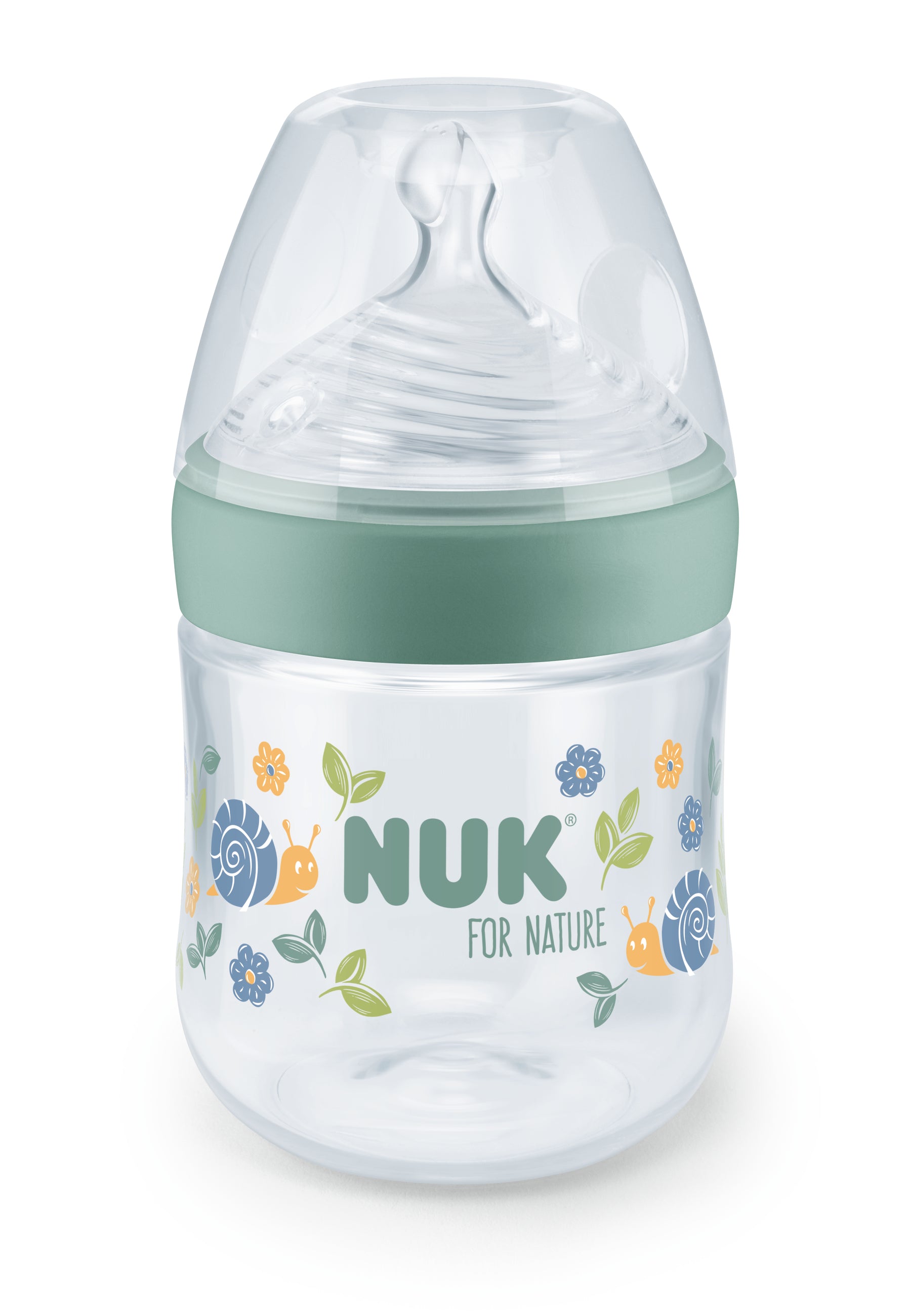 NUK for Nature Sutteflaske 150 ml, Grøn