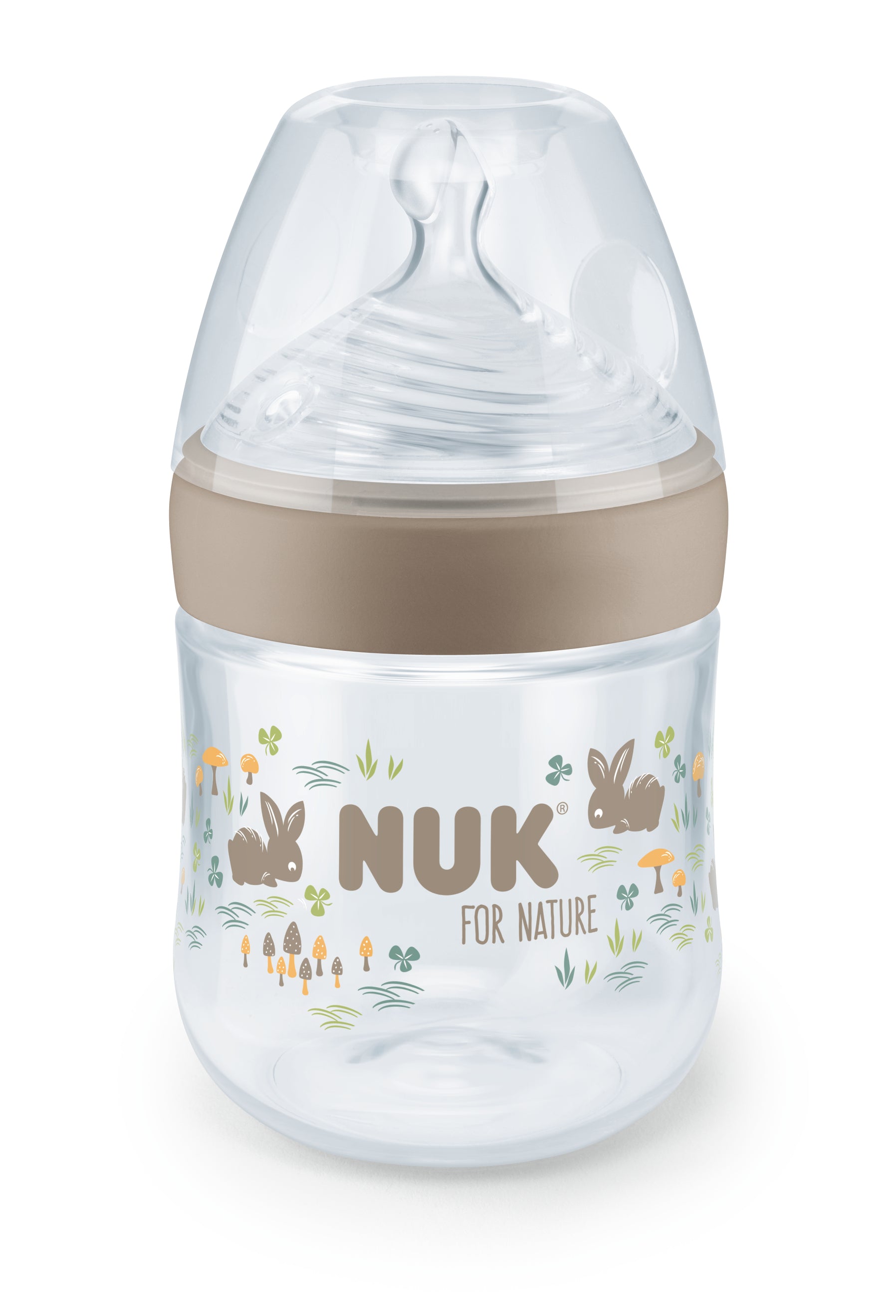 NUK for Nature Sutteflaske 150 ml, Beige