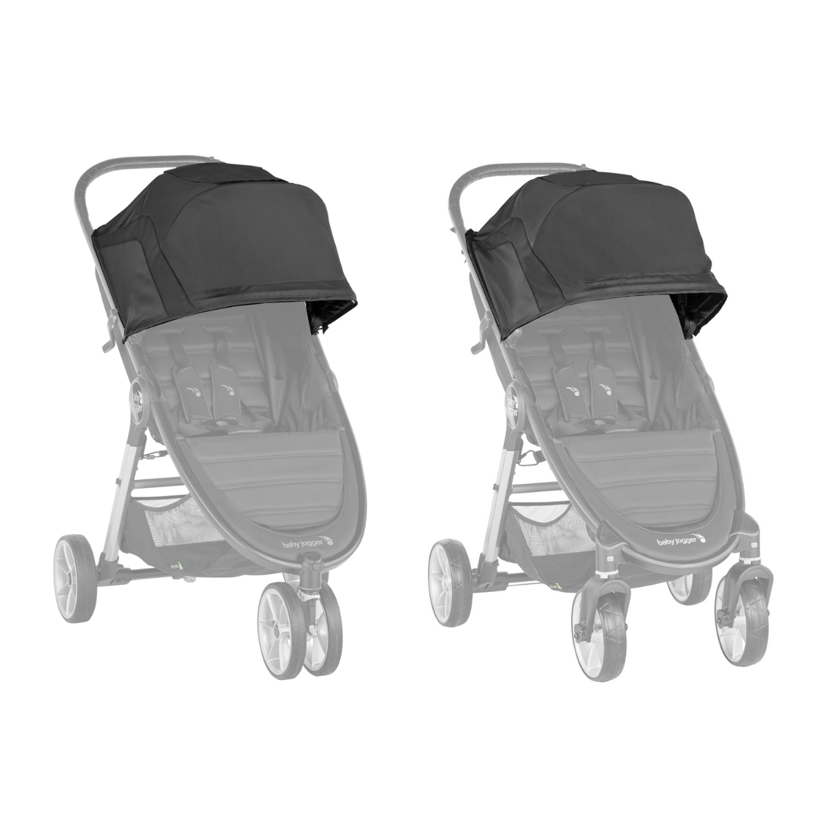 Baby Jogger Canopy Fabric City Mini 2 3W 4W Jet