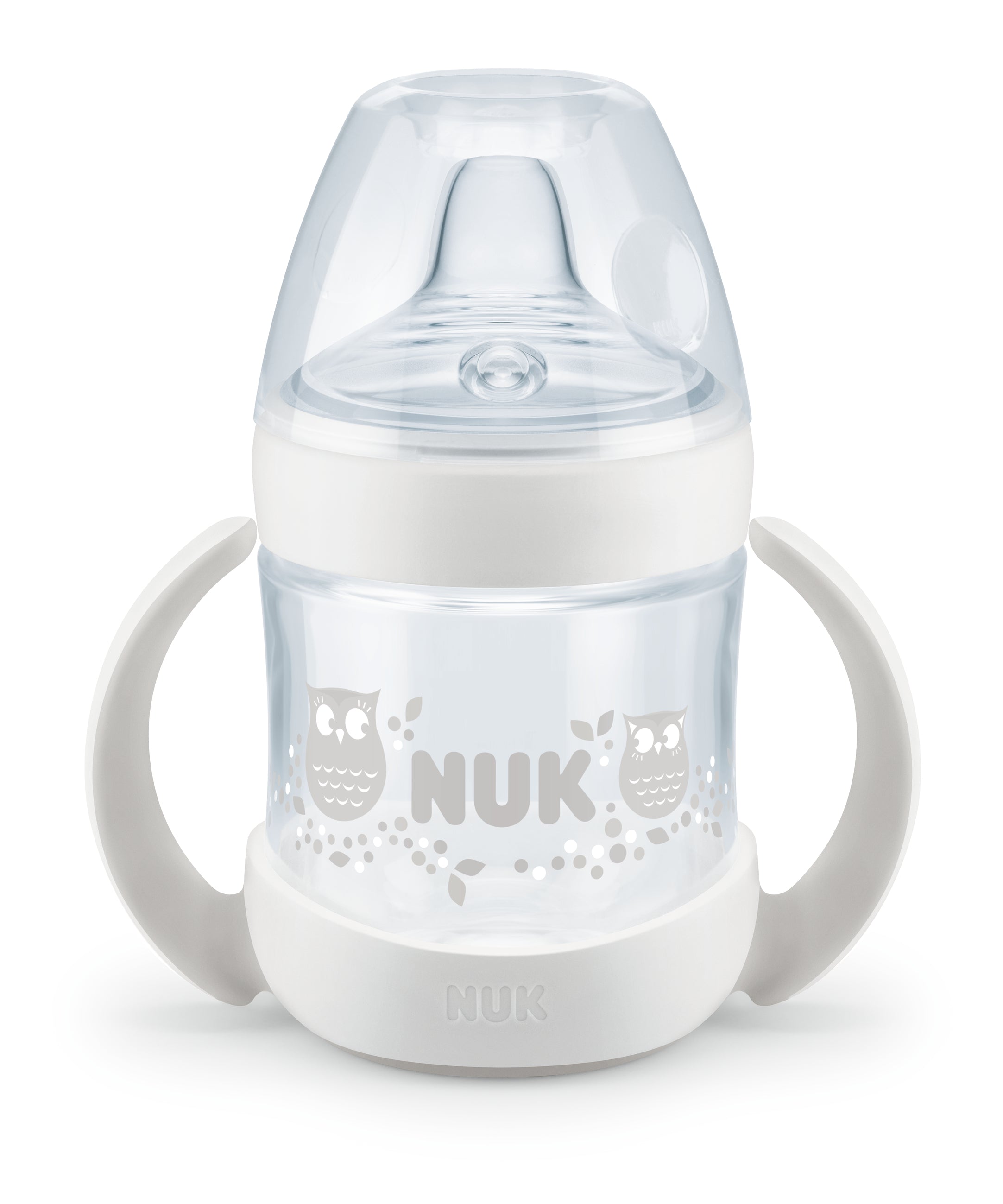NUK Nature Sense Learner Bottle Hvid 6-18 mdr